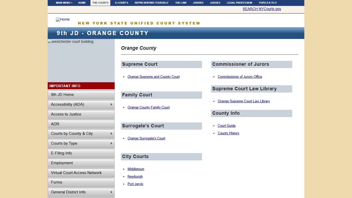 Home - Orange County | NYCOURTS.GOV